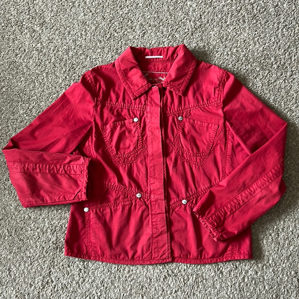 red western denim jean jacket